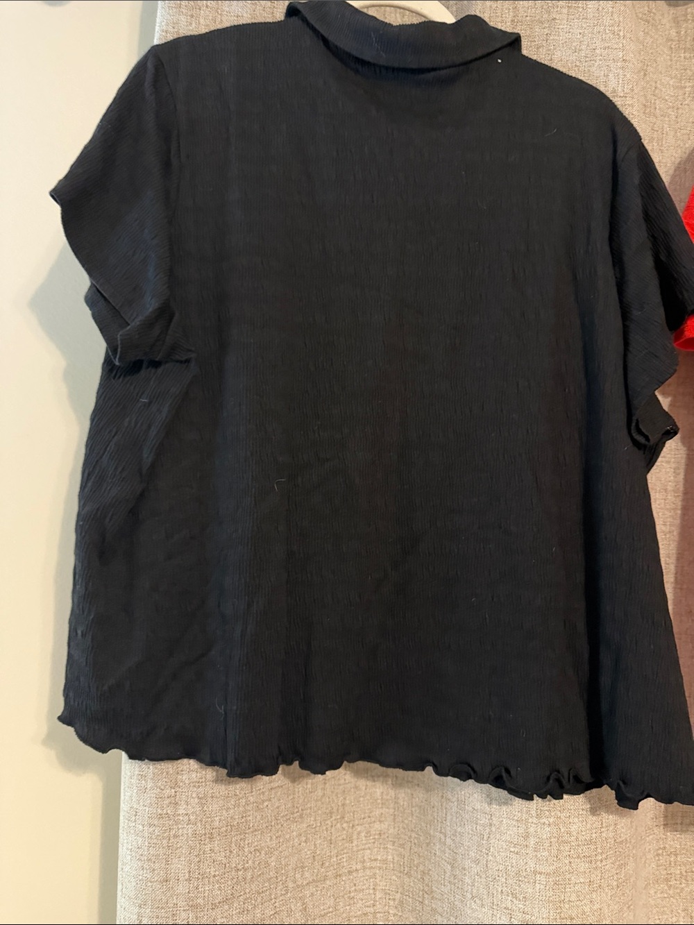 Bobeau Canelia Knit Button Down Top 2X - Picture 5 of 5